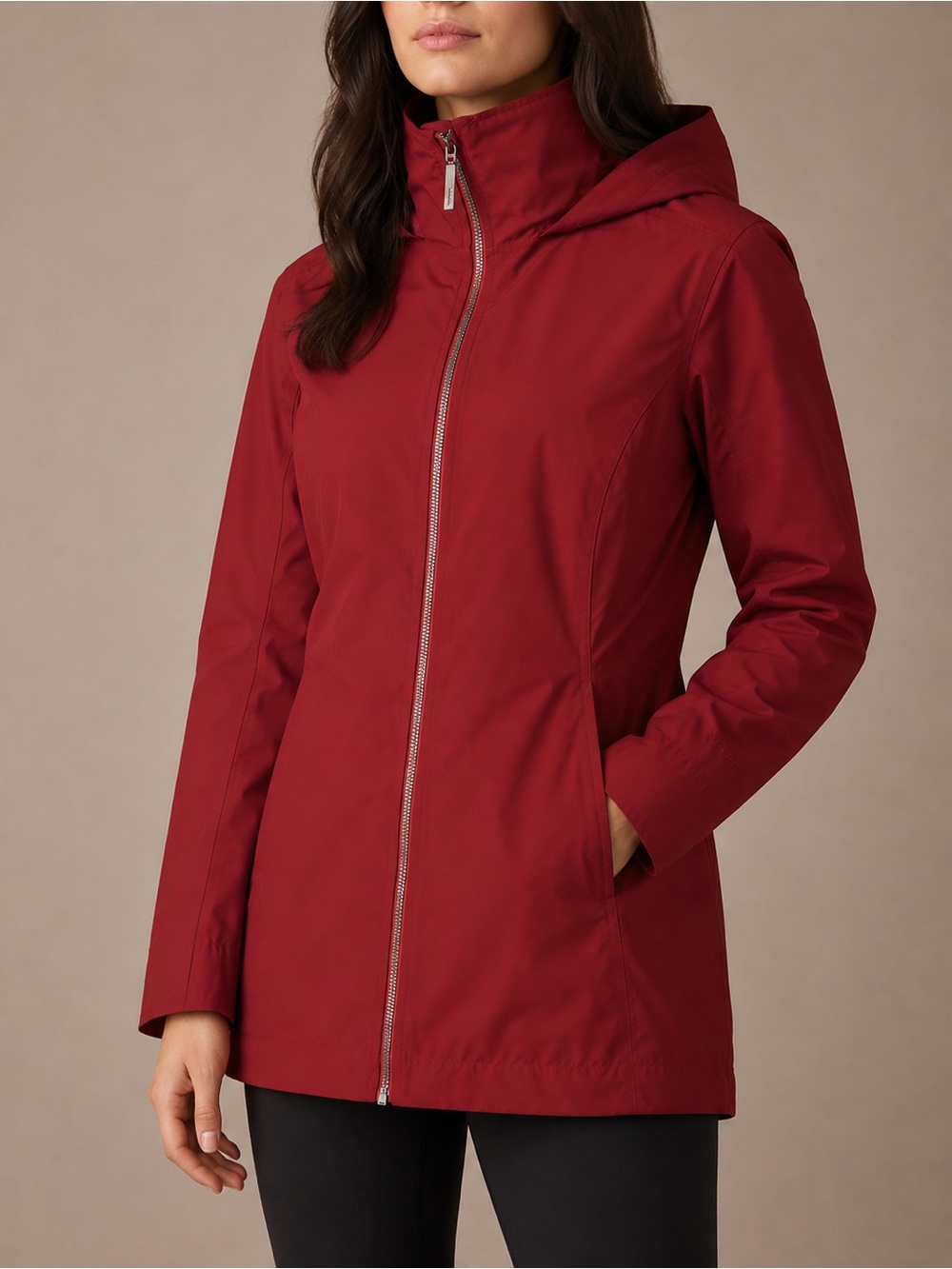 Marmot Lea Waterproof Rain Jacket Red Medium